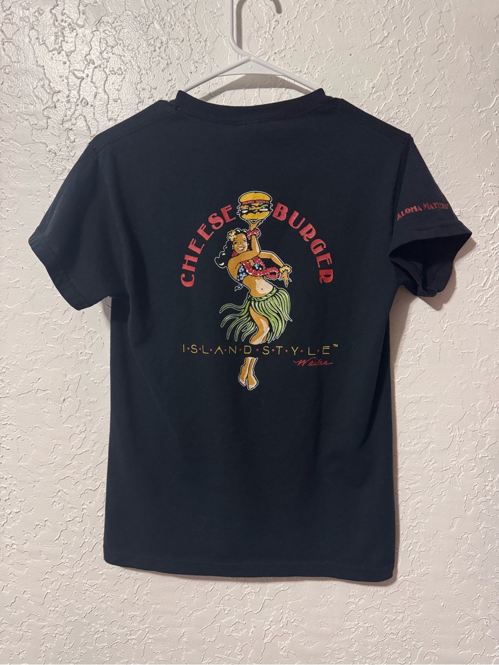 Cheeseburger Island Style Aloha Matters Graphic Tee